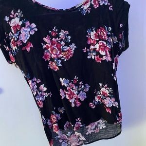 Flower design shirt